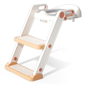 XJD Kids Toilet Training Seat with Step Ladder Gold