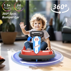 XJD Toddler Bumper Car Red