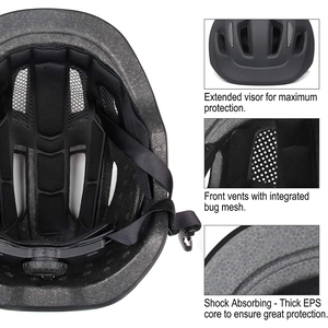 XJD Kids Bike Helmet Black