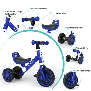 XJD 3-in-1 Kids Tricycle for 10 Months–3 Years