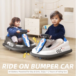 XJD Toddler Bumper Car White
