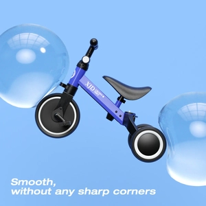 XJD 3-in-1 Kids Tricycle in Four Colors