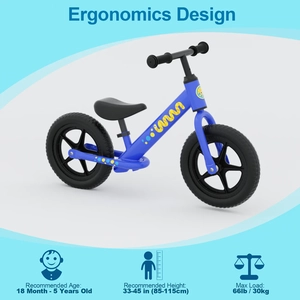 XJD Children's Height-Adjustable Balance Bike