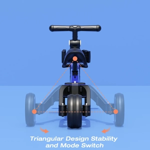 XJD 3-in-1 Kids Tricycle in Four Colors