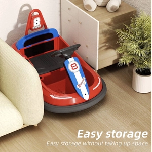 XJD Toddler Bumper Car Red