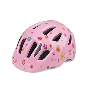 XJD Toddler Bike Helmet - Pink Flowers