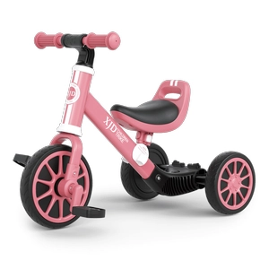 XJD 3-in-1 Kids Tricycle Pink