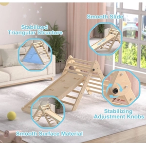 XJD 4-in-1 Pikler Triangle Set