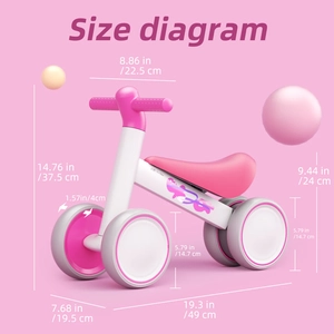 XJD Mini Bike Air Rose Red