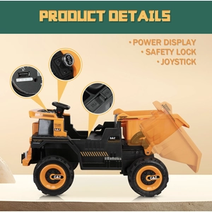 XJD 12V Kids Ride On Truck Car