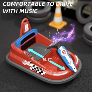 XJD Toddler Bumper Car Red