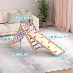 XJD Pikler Triangle Set 4-in-1 Montessori Toddler Climbing Toys