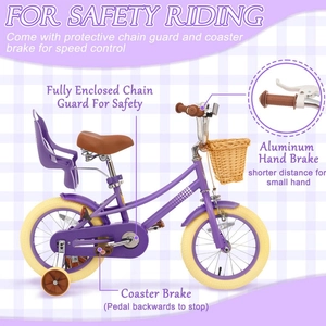 XJD Kids Bike Purple