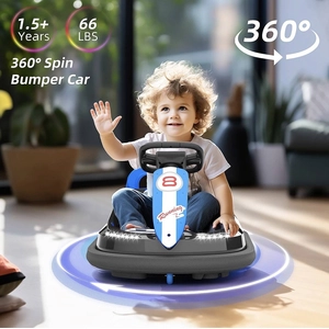 XJD Toddler Bumper Car Black