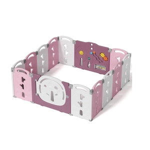 XJD Foldable Playpen Pink