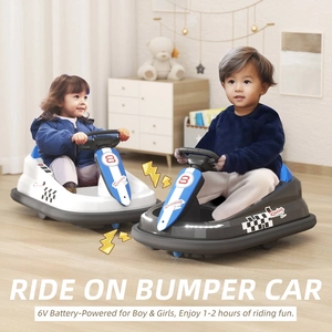 XJD Toddler Bumper Car Black