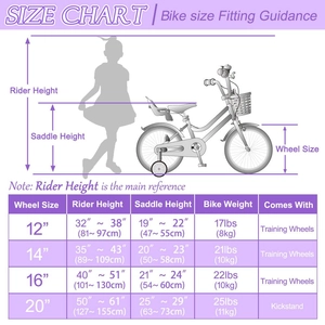 XJD Kids Bike Purple