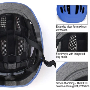 XJD Kids Bike Helmet Blue