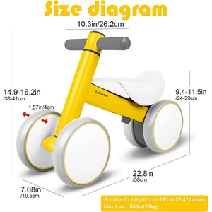 XJD Mini Bike 2 Yellow