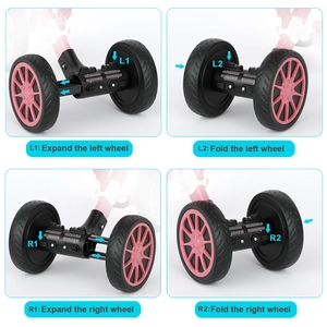 XJD 3-in-1 Kids Tricycle Pink