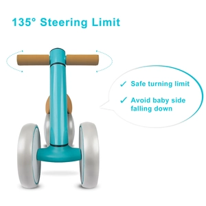 XJD Mini Balance Bike for Toddlers 18m–4y Sky Blue