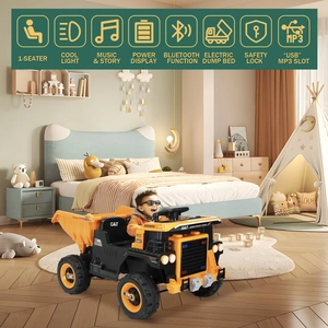 XJD 12V Kids Ride On Truck Car