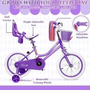 XJD Girls Bike Purple