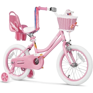 XJD Girls Bike Pink in 12–16 Inch Sizes