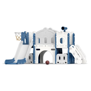 XJD 7-in-1 Toddler Slide Set In Blue