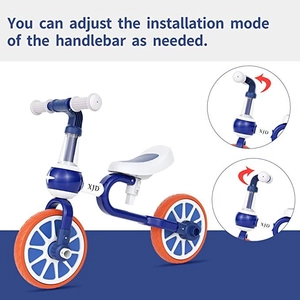 XJD 3-in-1 Toddler Tricycle Bike for 18 Months to 3 Years Old