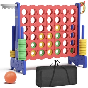 XJD Giant 4-in-a-Row Game Set Red & Blue