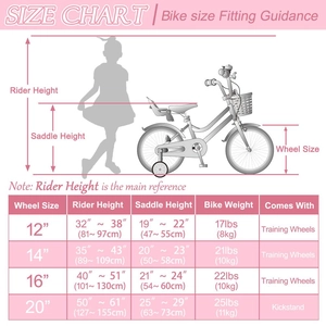 XJD Kids Bike Pink