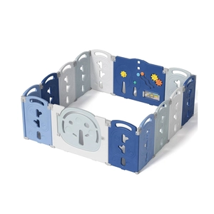 XJD Foldable Playpen Blue