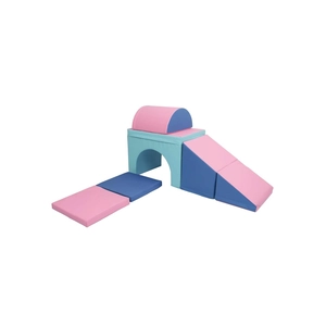 XJD Toddler Climbing Blocks 5 Piece Set Pink Blue
