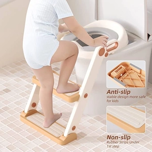 XJD Kids Toilet Training Seat with Step Ladder Gold