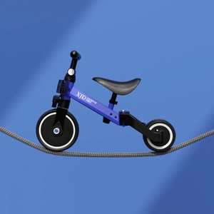 XJD 3-in-1 Kids Tricycle in Four Colors