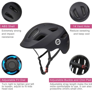 XJD Kids Bike Helmet Black