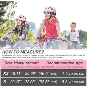 XJD Kids Bike Helmet Pink Flower