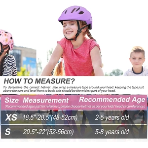 XJD Kids Bike Helmet Purple