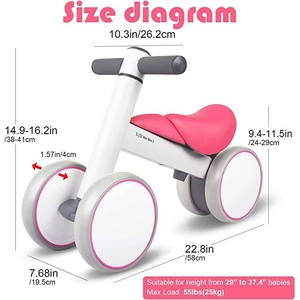 XJD Mini Bike 2 Candy White