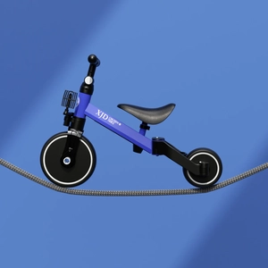 XJD Kids Tricycle with Push Bar