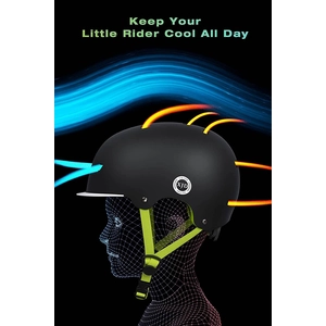 XJD Kids Bicycle Helmet Black