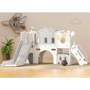 XJD 7-in-1 Toddler Slide Set White
