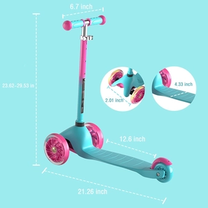 XJD Colorful Kids Scooter Light Green