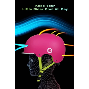XJD Kids Bicycle Helmet Rose