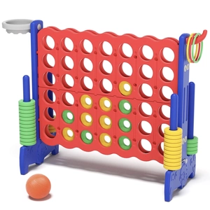 XJD Giant 4-in-a-Row Game Set Red & Blue