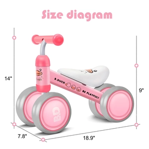XJD Mini Bike Pink Duck