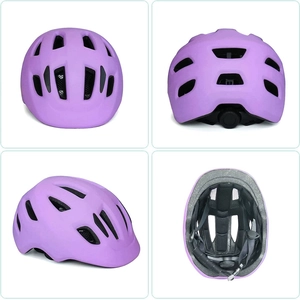 XJD Kids Bike Helmet Purple