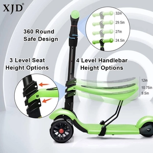 XJD Toddler Scooter 3 Wheels Green