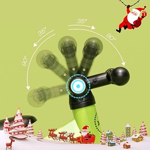 XJD 7-in-1 Kids Tricycle with Push Bar Green